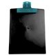 a translucent aqua clip & black board 9 x 12 keep - it(tm) clipboard