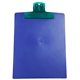 a translucent aqua clip & blue board 9 x 12 keep - it(tm) clipboard
