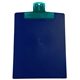 a translucent aqua clip & dark blue board 9 x 12 keep - it(tm) clipboard
