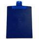 a translucent blue clip & dark blue board 9 x 12 keep - it(tm) clipboard