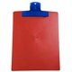 a translucent blue clip & red board 9 x 12 keep - it(tm) clipboard