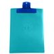 a translucent blue clip & translucent aqua board 9 x 12 keep - it(tm) clipboard