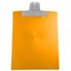 a translucent frost clip & orange board 9 x 12 keep - it(tm) clipboard