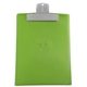a translucent frost clip & translucent lime board 9 x 12 keep - it(tm) clipboard