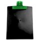 a translucent lime clip & black board 9 x 12 keep - it(tm) clipboard