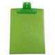 aerial view a translucent lime clip & translucent lime board 9 x 12 keep - it(tm) clipboard, image 1 of 2