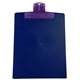 a translucent purple clip & dark blue board 9 x 12 keep - it(tm) clipboard