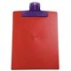 a translucent purple clip & red board 9 x 12 keep - it(tm) clipboard