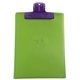 a translucent purple clip & translucent lime board 9 x 12 keep - it(tm) clipboard