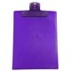 aerial view a translucent purple clip & translucent purple board 9 x 12 keep - it(tm) clipboard, image 1 of 2