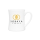 White aerial view a white 15 oz bedford mug - white, image 1 of 6