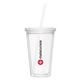 aerial view a clear spirit tumbler - 16 oz, image 1 of 4