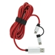 8ft Dual Charging Cable with USB - C