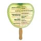 9 Inch Palm Leaf Special Shape Fan - Paper Products
