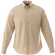aerial view a desert khaki (169) mens wilshire long sleeve button up shirt, image 1 of 3