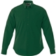 aerial view a forest green (640) mens wilshire long sleeve button up shirt, image 1 of 3
