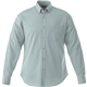 aerial view a grey (940) mens wilshire long sleeve button up shirt, image 1 of 6