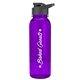 a transparent violet bottle & black lid the outdoorsman - 24 oz tritan(tm) bottle with drink thru lid