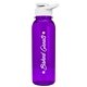 a transparent violet bottle & white lid the outdoorsman - 24 oz tritan(tm) bottle with drink thru lid