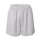 aerial view a white badger - womens pro mesh 5 shorts with solid liner, image 1 of 3