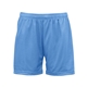 aerial view a columbia blue badger - womens pro mesh 5 shorts with solid liner, image 1 of 3