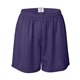 aerial view a purple badger - womens pro mesh 5 shorts with solid liner, image 1 of 3