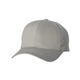 aerial view a grey valucap - adult cotton twill cap, image 1 of 3