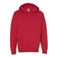 aerial view a red independent trading co. - unisex midweight hooded sweatshirt, image 1 of 3
