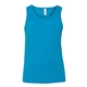 aerial view a neon blue bella + canvas - youth jersey tank, image 1 of 3