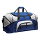 a true royal/grey port authority(r) - standard colorblock sport duffel