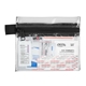 aerial view a clear riverside 13 piece healthy living pack components inserted into zipper kit, image 1 of 2