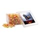 a clear acrylic box with candy corn