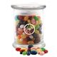 a clear jar with jelly bellies