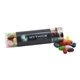a clear medium 5 candy tube with jelly belly
