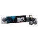 a clear tube with choc soccer balls