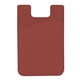 a maroon silicone mobile pocket
