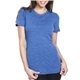 aerial view a vintage royal next level apparel ladies triblend crew - colors, image 1 of 5
