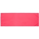 aerial view a pink hyper - evaporative kool cooling towel, image 1 of 2