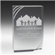 aerial view a acrylic 1 1/4 thick freestanding acrylic awards - 6, image 1 of 3