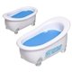 aerial view a blue/white bathtub - stress reliever, image 1 of 2