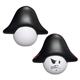 a black/white pirate mad cap stress reliever