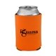 a orange colorful collapsible can cooler