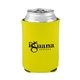 a yellow colorful collapsible can cooler