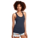 aerial view a indigo next level apparel ladies ideal racerback tank, image 1 of 5