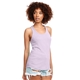aerial view a lilac next level apparel ladies ideal racerback tank, image 1 of 4