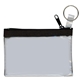 aerial view a clear 8 pieces rainbow first aid pouch, image 1 of 2