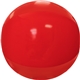 a red 16 solid color beach ball