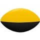 a athletic gold/black 7 2- toned foam football