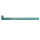 a teal holographic event bands