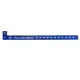 a blue holographic event bands